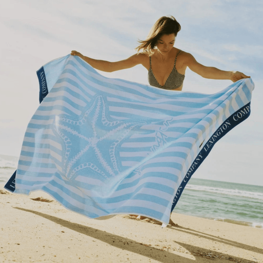Lexington Summer Cotton Velour Beach Handduk Care of Beds