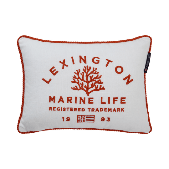 Lexington Marine Life Organic Cotton Canvas Prydnadskudde Care of Beds