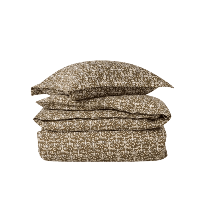 Lexington Ornament Cotton Satin Påslakanset Care of Beds