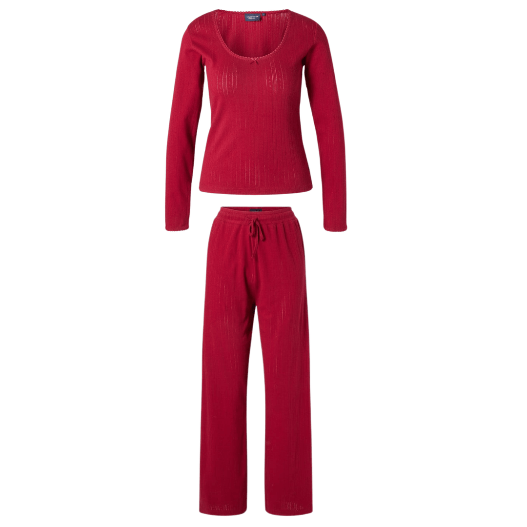 Lexington Pointelle Organic Cotton Jersey Pyjamasset Care of Beds