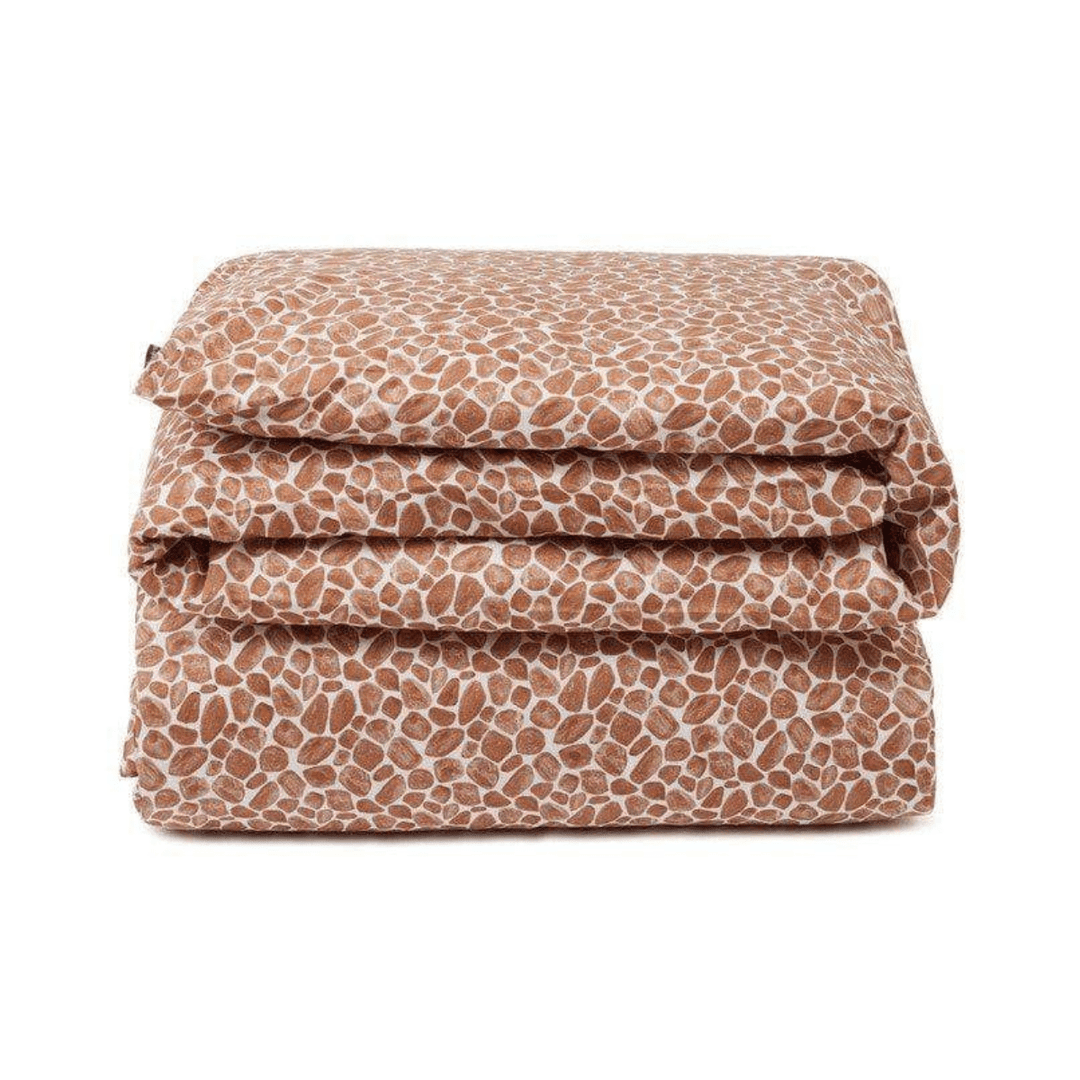 Lexington Printed Giraffe Organiskt Bomull Sateen Påslakan Care of Beds