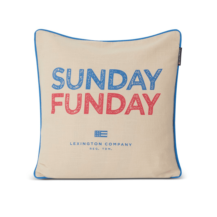 Lexington Sunday Funday Printed Cotton Canvas Kuddfodral Care of Beds