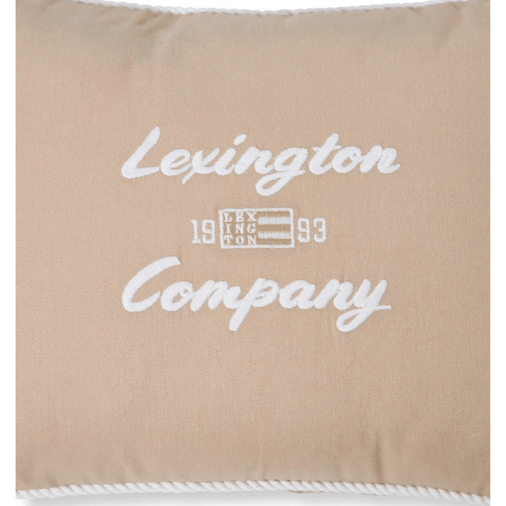 Lexington Logo Organic Cotton Prydnadskudde Care of Beds