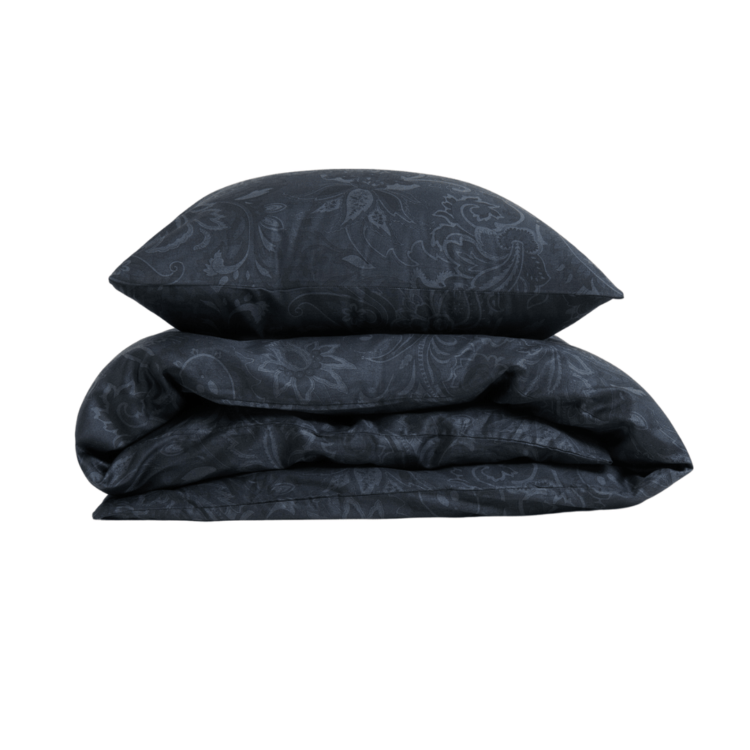 Arkipelag Pattern Påslakanset Navy Care of Beds