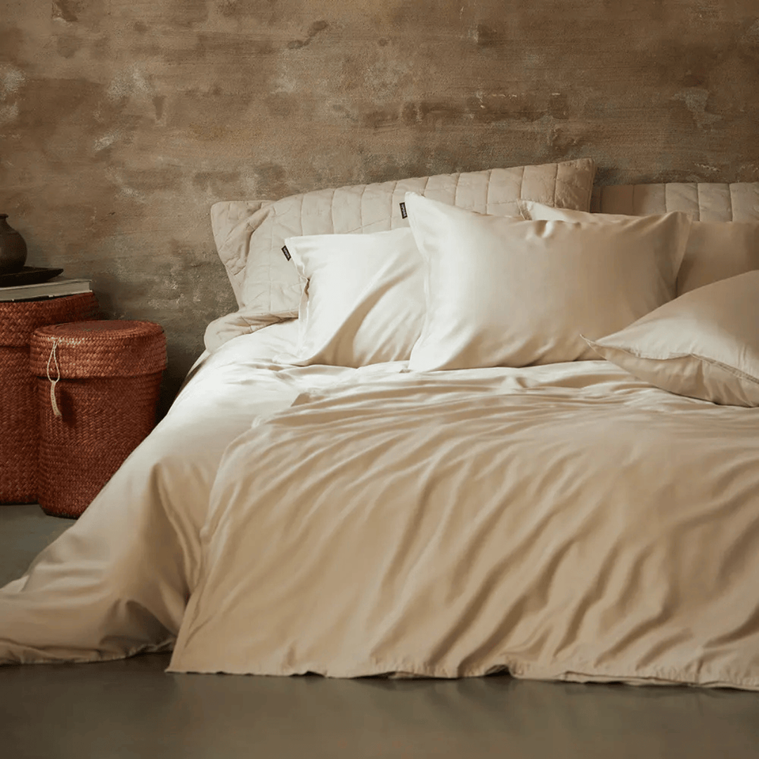 Gripsholm Påslakanset Bambu Solid med 2st örngott Care of Beds