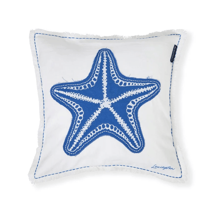 Lexington Summer Embroidered Patch Kuddfodral Care of Beds