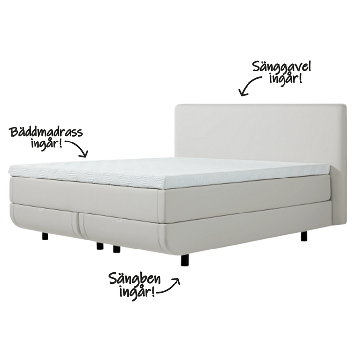 Tempur North Luxe Kontinentalsäng ALL-INCLUSIVE Care of Beds