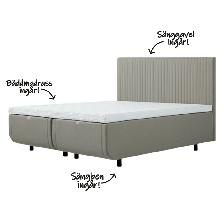 Tempur North Pro SmartCool Ramsäng ALL-INCLUSIVE Care of Beds