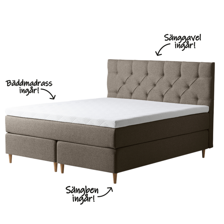 Tempur Promise Luxe SmartCool Kontinentalsäng ALL-INCLUSIVE Care of Beds