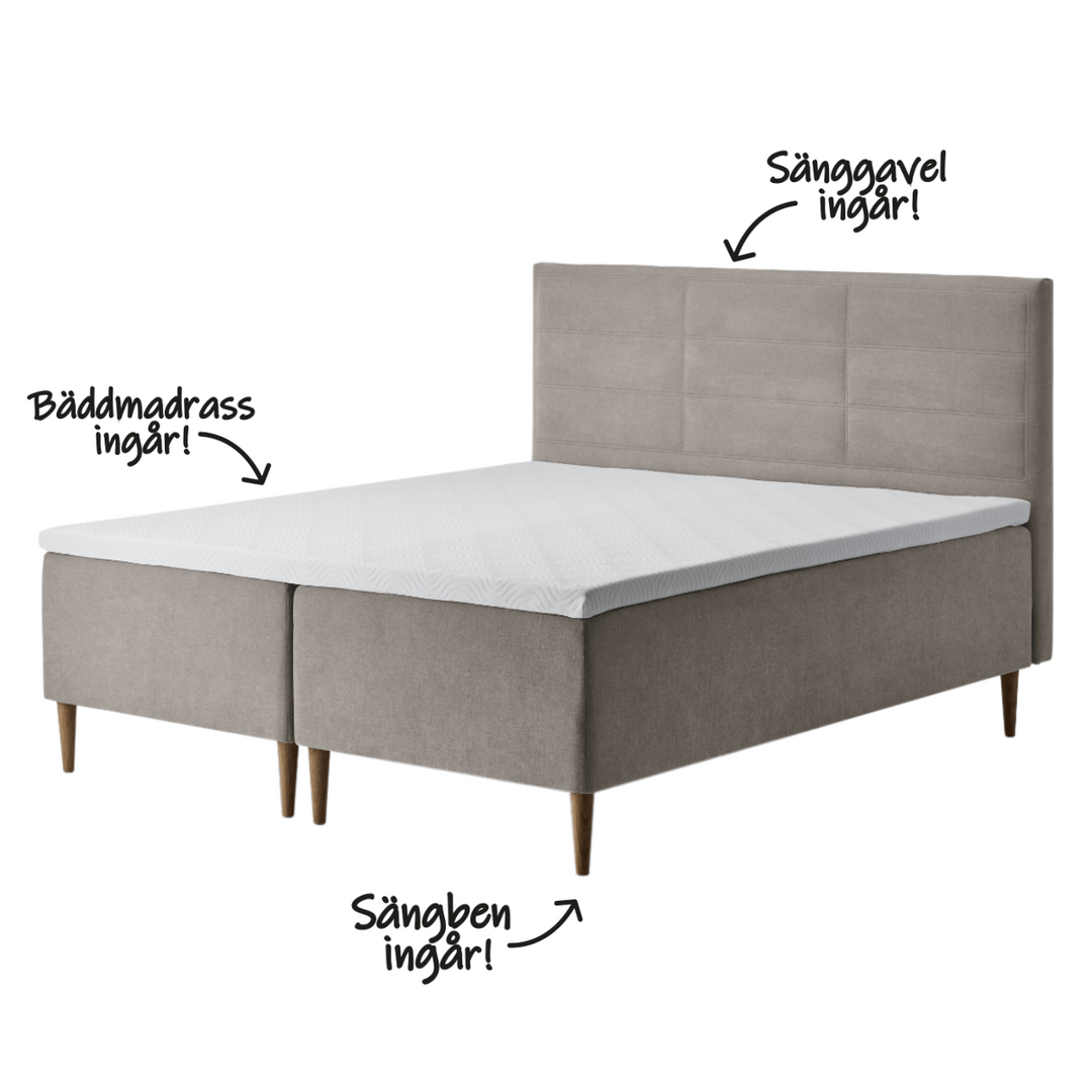 Tempur Promise Luxe SmartCool Ramsäng ALL-INCLUSIVE Care of Beds