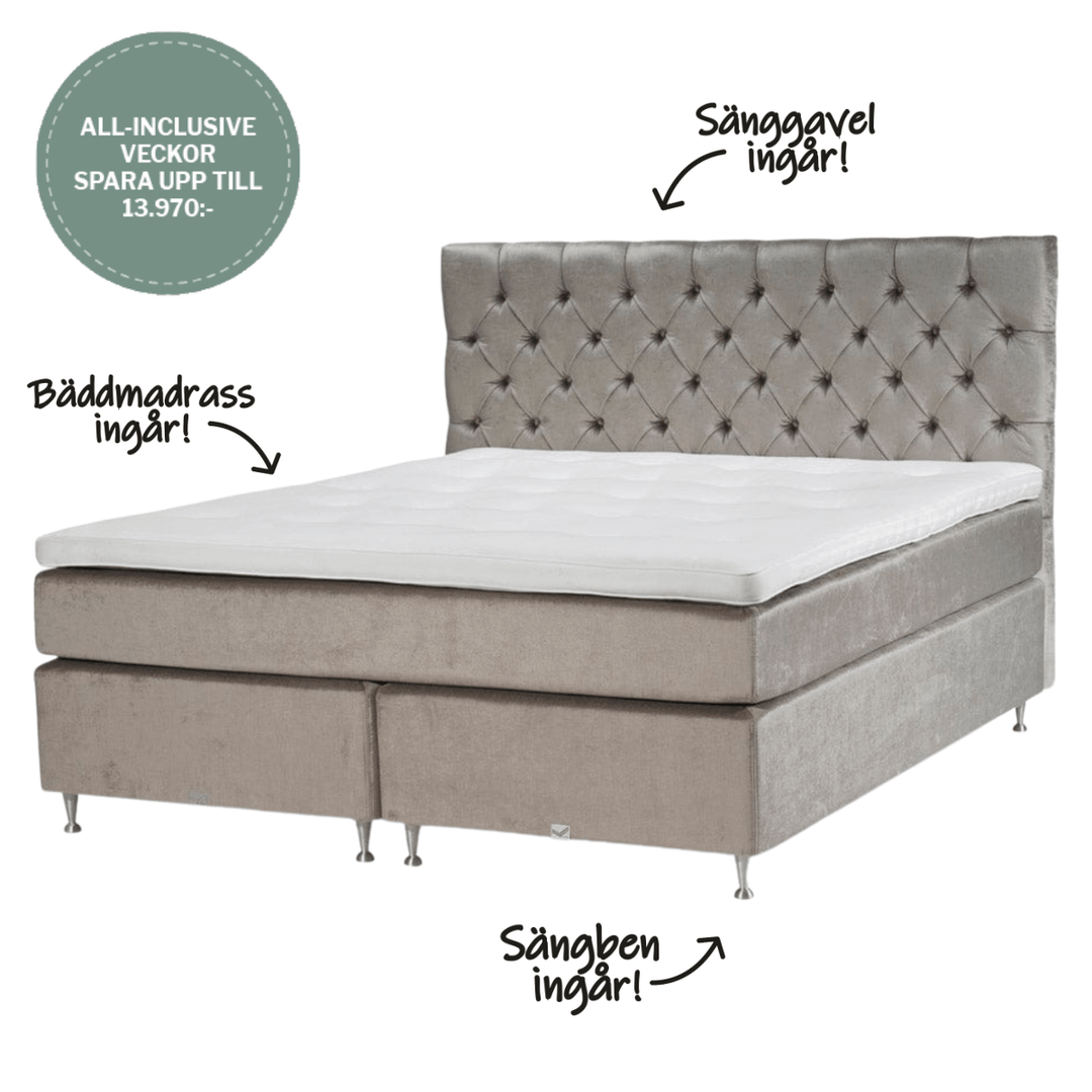Viking Beds Björkö Kontinentalsäng ALL-INCLUSIVE Care of Beds