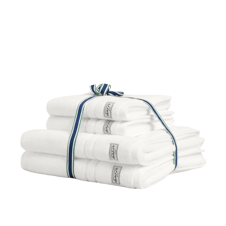 GANT Organic Premium 4p White | Handduk | Care of Beds