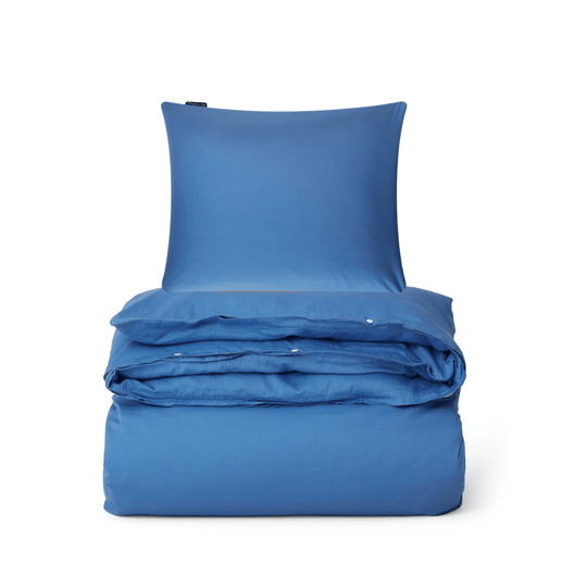 Lexington Blue Washed Cotton Sateen Påslakanset - Outlet Care of Beds