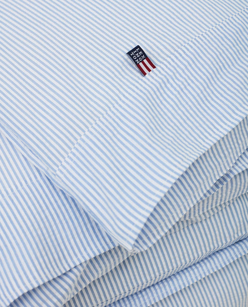 Lexington Striped Cotton Seersucker | Påslakan | Care of Beds