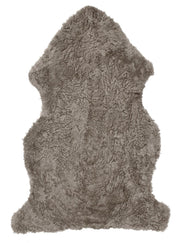 Skinnwille Curly Fårskinn - Ljusbrun (Sahara)