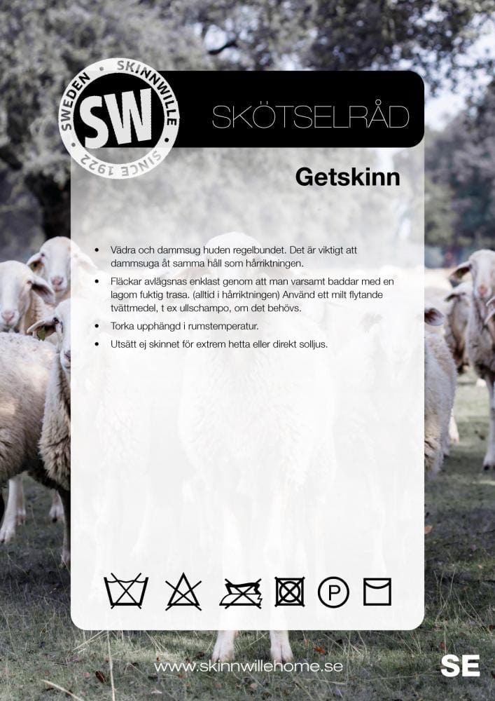 Skinnwille Goaty kuddfodral