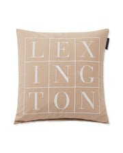 Lexington Logo Cotton Twill Prydnadskudde