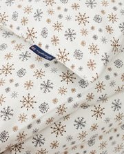 Lexington Snowflake Printed Flannel Påslakanset
